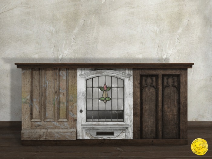 Apple Fall Reclaimed Door Counter (Box)