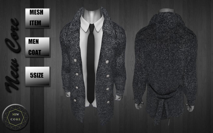 NEWCORE))Trench Coat Gray