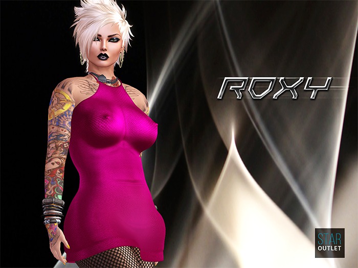 Star Outlet Roxy Mesh Dress Pink