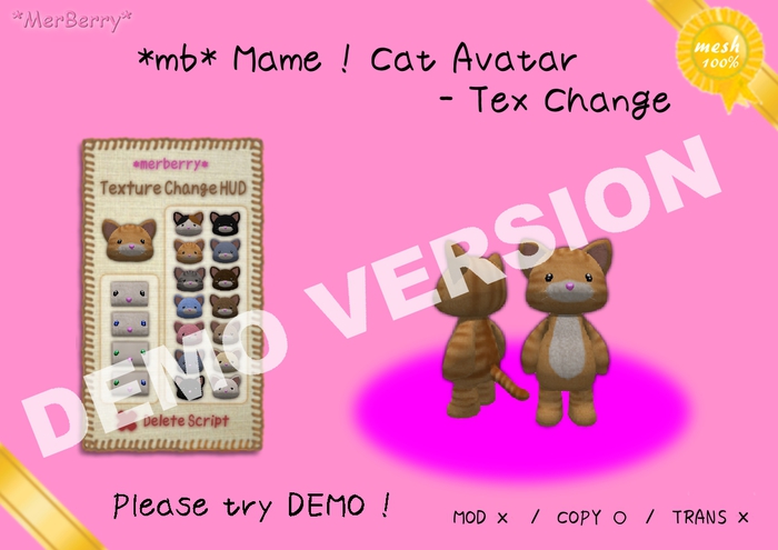 //DEMO//*mb* Mame ! Cat Avator - Tex Change