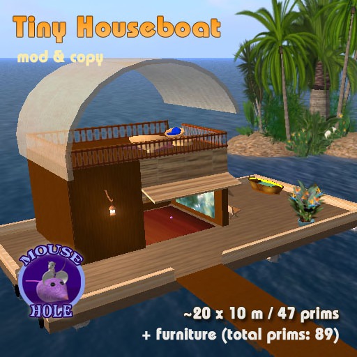 MOUSEHOLE Tiny Houseboat (P)