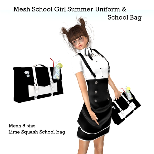 32 School Gir Summer Uniform & bag Box