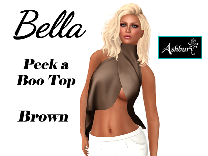 [ASHBURY] Bella Top-Brown