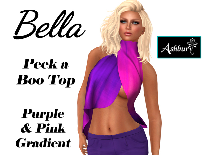 [ASHBURY] Bella Top-Pink/Purple Gradient