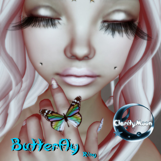 *SUGAR~BABEZ*~Butterfly~Ring~Rainbow