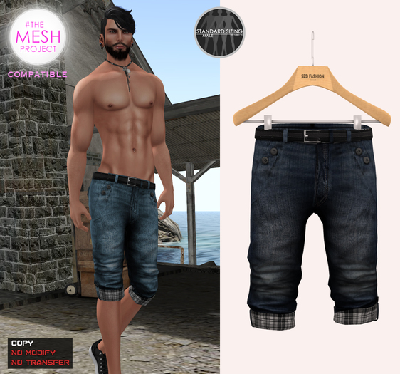 :SZD: Enigma Shorts Blue