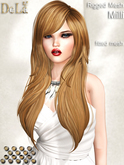 =DeLa*= Mesh Hair "Marinel" Orange Browns