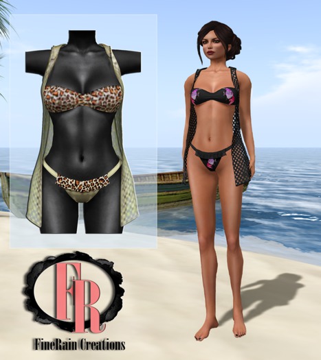 :: FineRain creations.::Cindy Bikini Set Leopard