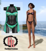 :: FineRain creations.::Cindy Bikini Set Green