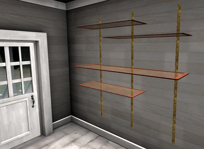 wallmounted shelves