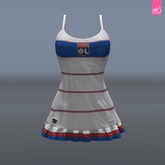 OLYMPIQUE LYONNAIS mini dress (MESH)
