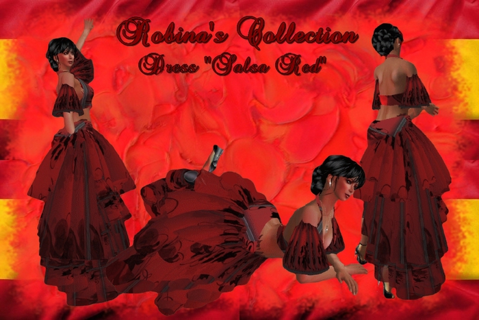 Robina's Collection - Dress "Red Salsa"