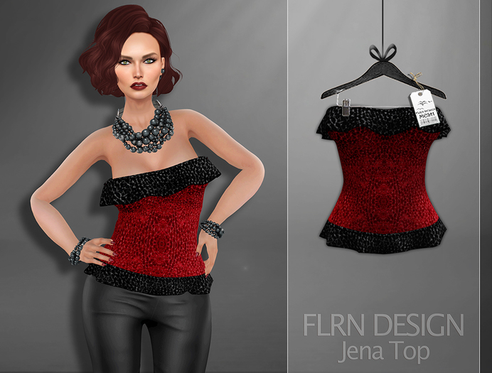 Jena Top Red