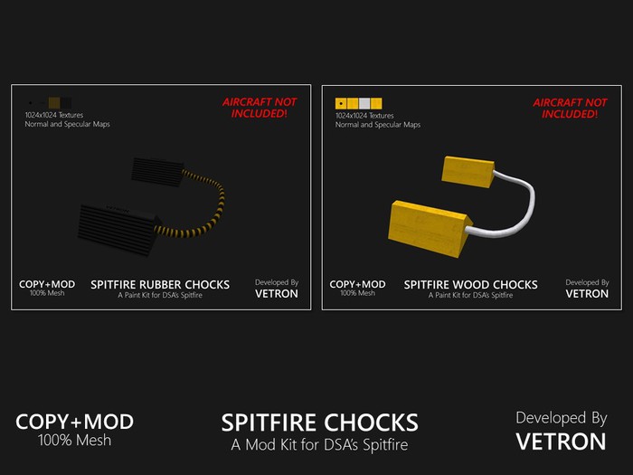 [Vetron] Spitfire Chocks