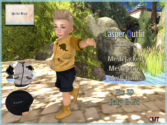 [S][B] Casper Outfit - Orange