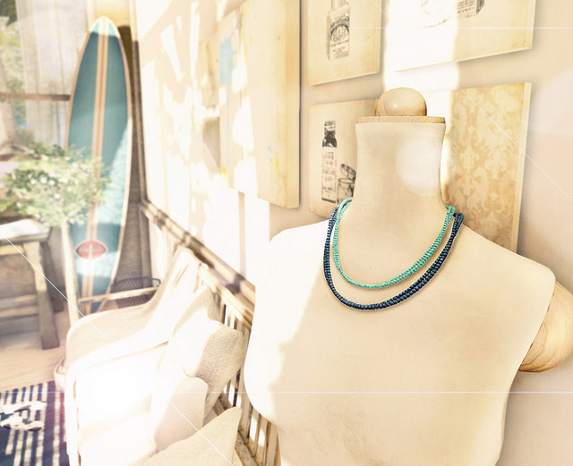 Soothe. Stone bijou necklace (fullpack)