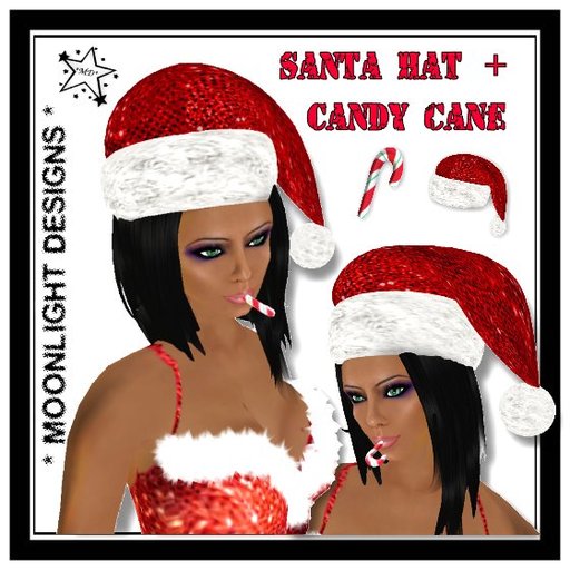 *MD* Free Santa Hat + Candy Cane