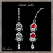 Belovedjewelrykiribindi11silverrubyblackdiamondpearlsdiamondforeheadtiara