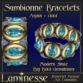 Luminesse Symbionne Aquia Gold Bracelets-Wear To Unpack