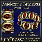 Luminesse Symbionne Basalt Gold Bracelets-Wear To Unpack