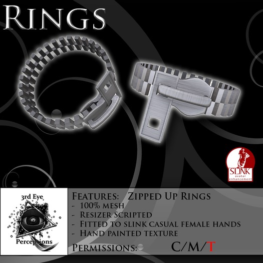 Zipped Up Ring BOXED