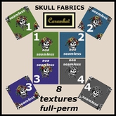 Skull fabrics texture pack