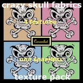 crazy skull fabrics texture pack