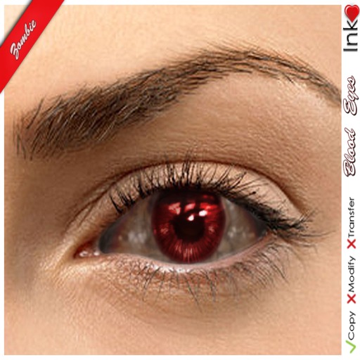 *Inkheart* - Blood Eyes - Zombie (3 Sizes Mesh + System)