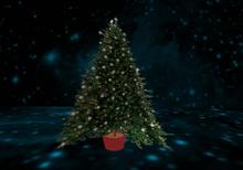 Mw christmas tree multi colouredlights pot