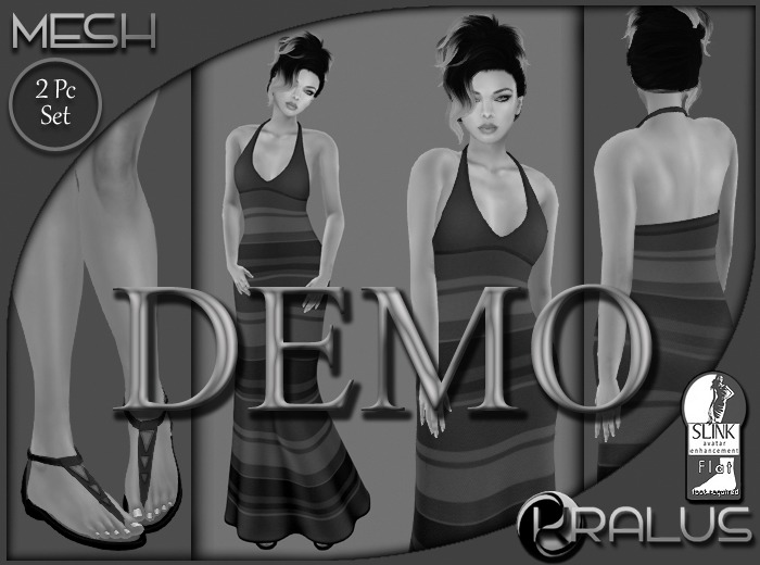 ::KRALUS:: Mesh : Summer Stripes : DEMO (PROMO 100L LIMITED TIME)