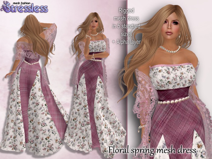 Stressless - Floral Spring mesh dress DEMO