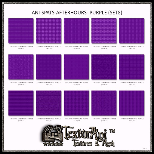 !ANI-SPATS-AFTERHOURS - PURPLE (SET5)