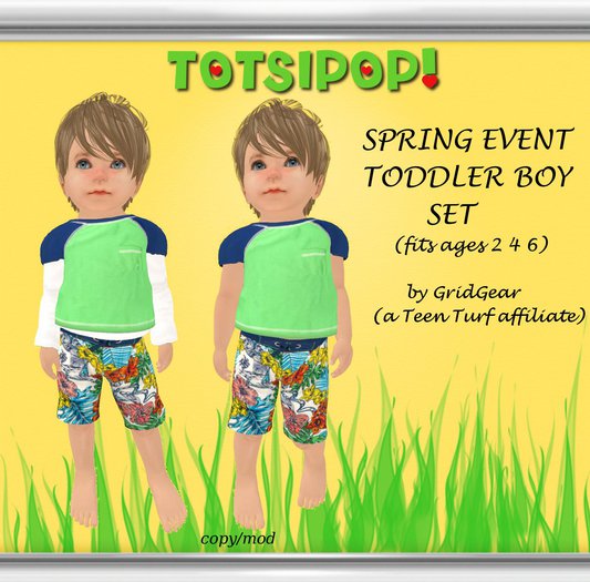 TOTSIPOP! Toddler Spring out fit boys