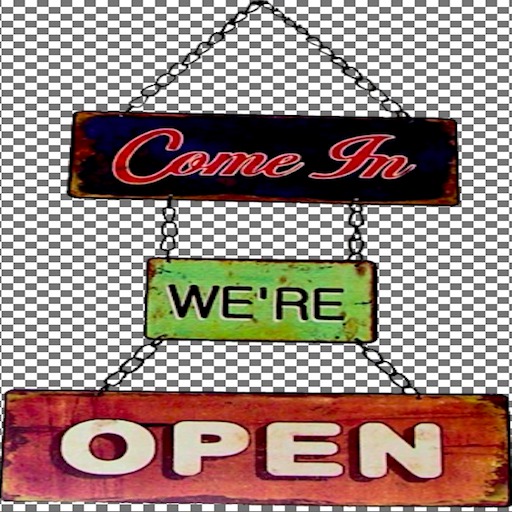 We're Open Sign