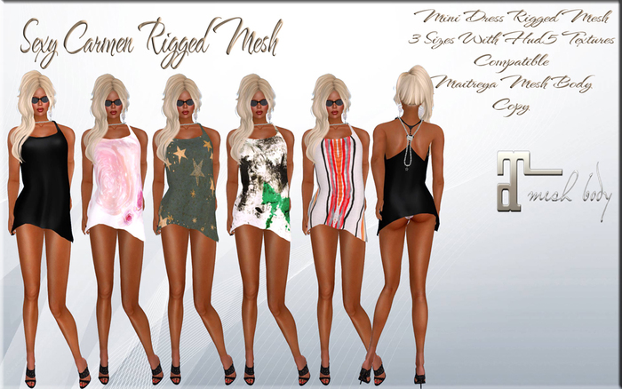 LSR - Sexy Carmen Rigged Mesh With Hud