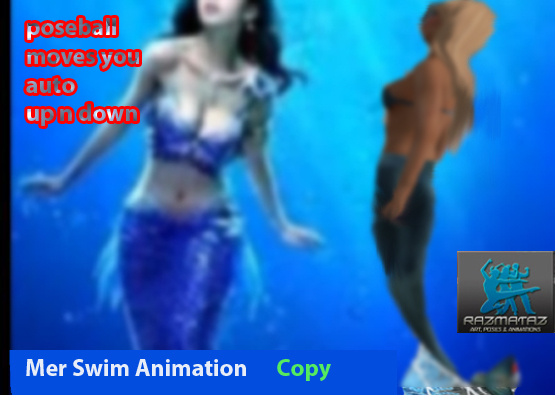 Mermaid Swim up n down