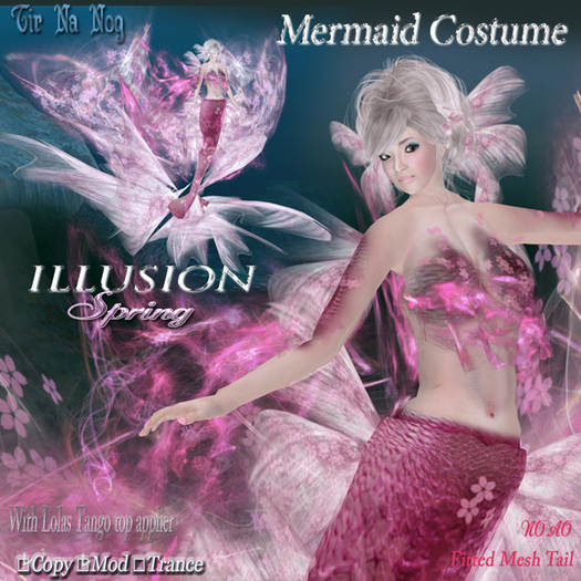 **TNN**Mermaid costume ILLUSION Spring