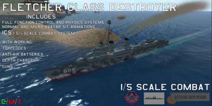 ~BIW~Fletcher Class Destroyer