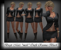 Birgit Mai's *MESH* Outfit Rianna Black (BOXED)