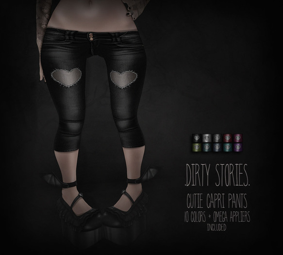 .DirtyStories. Cutie Capri Jeans