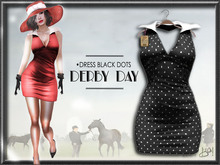 !gO! Derby Day Dress - Black Dots