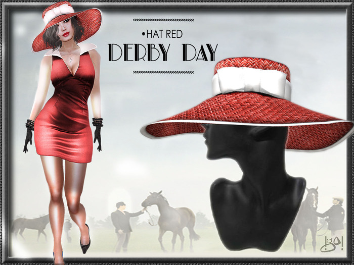 !gO! Derby Day Hat - Red