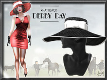 !gO! Derby Day Hat - Black