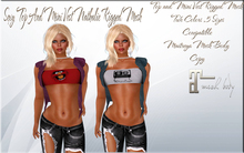 LSR - Sexy Top And Mini Vest Nathalie Rigged Mesh