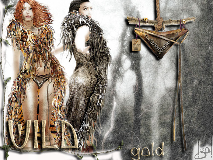 !gO! Wild panties - gold