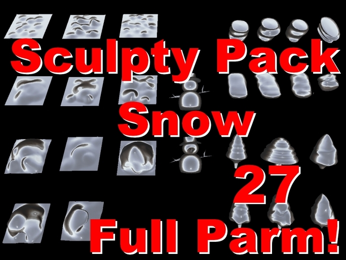 small Lemon Sculpty Pack Snow(WS)