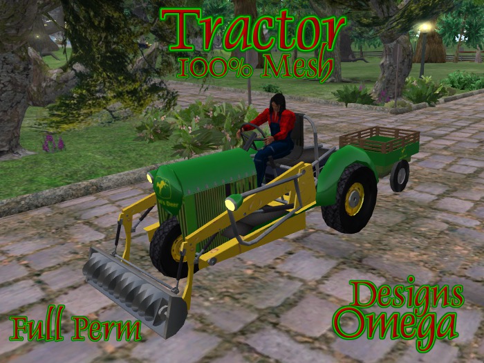 Mesh Garden Tractor Full Perm Scripted