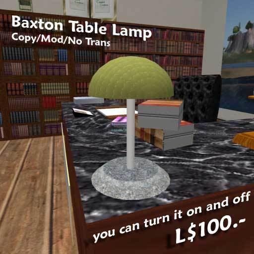 Full Permission Baxton Table Lamp