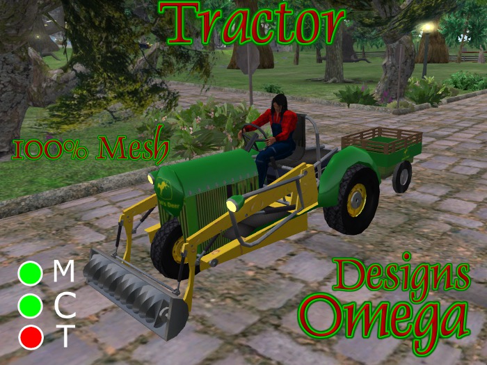 Garden Tractor No Transfer Mesh