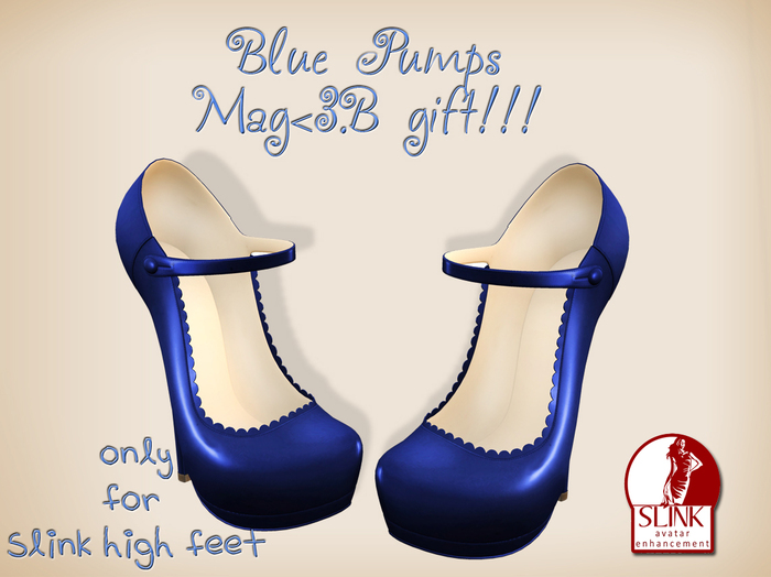 Mag<3.B gift Blue pumps